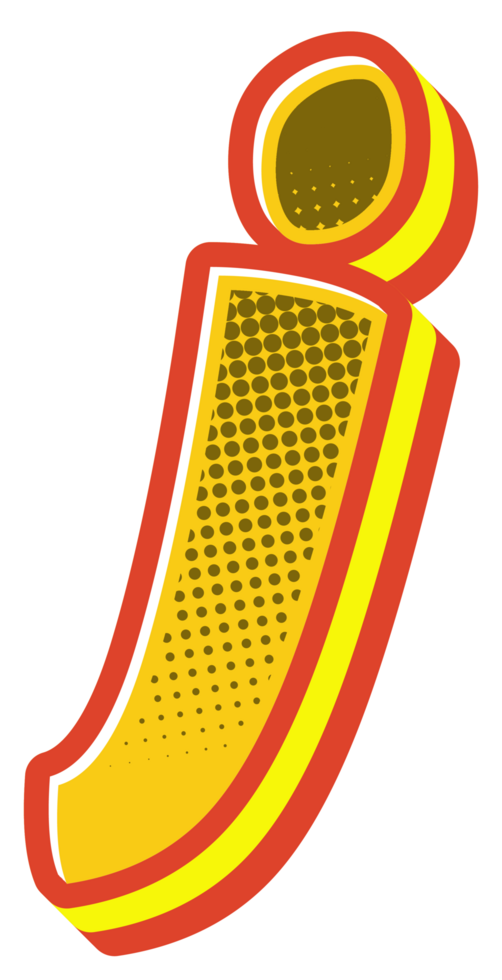 Comic Halftone Alphabet Letter and Number png
