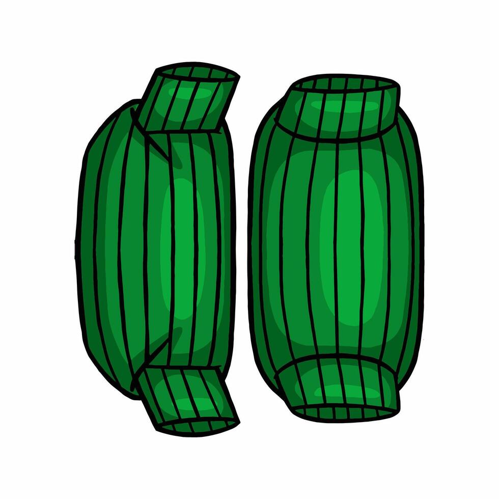 lemper bocadillo desde Indonesia ilustración vector