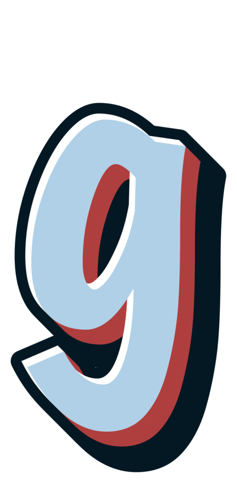 Comic Halftone Alphabet Letter and Number png