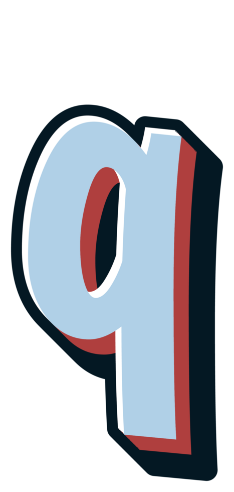 Comic Halftone Alphabet Letter and Number png