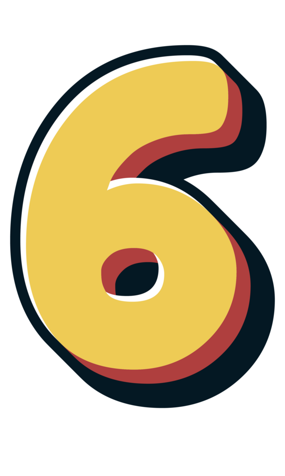 Comic Halftone Alphabet Letter and Number png