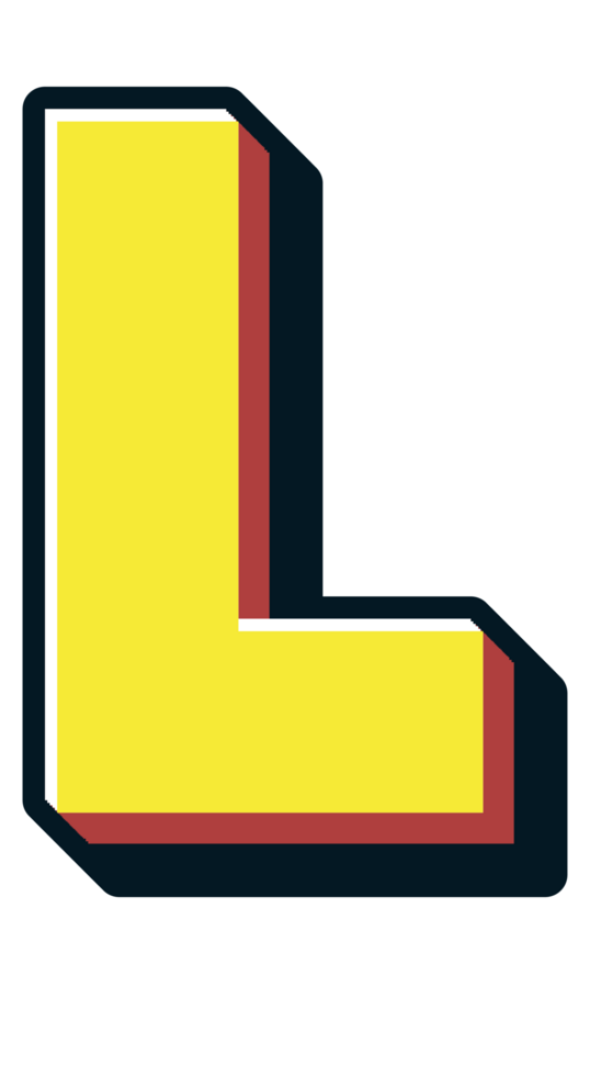 Comic Halftone Alphabet Letter and Number png