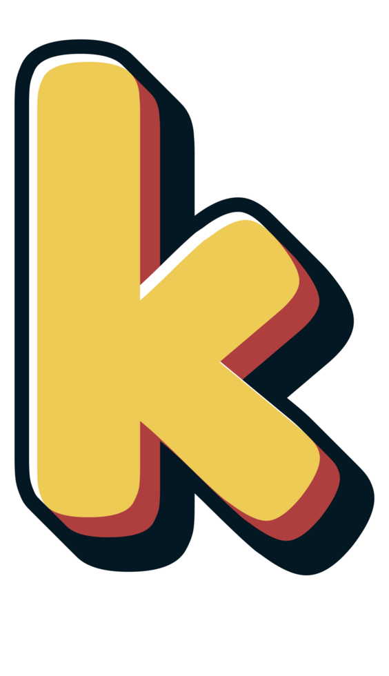 Comic Halftone Alphabet Letter and Number png