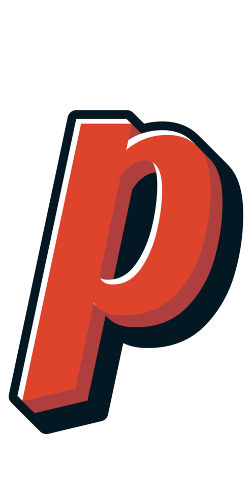 Comic Halftone Alphabet Letter and Number png