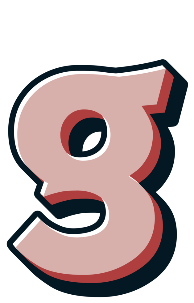 Comic Halftone Alphabet Letter and Number png