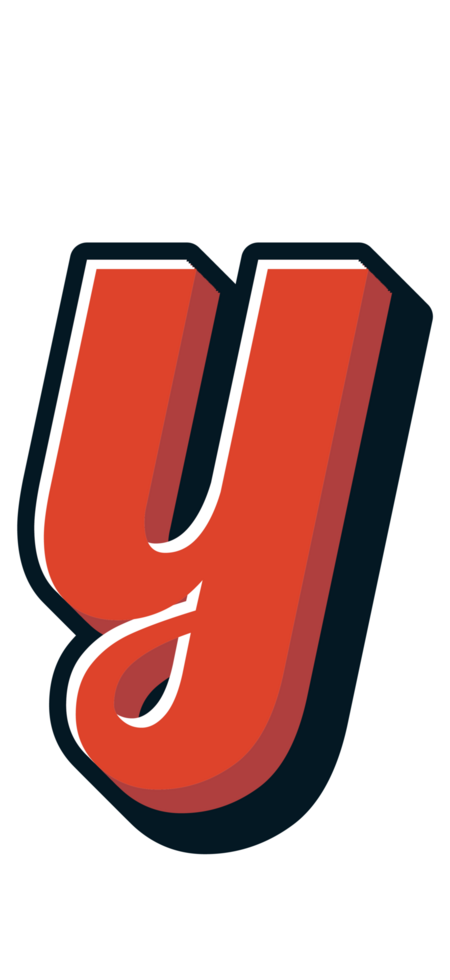 Comic Halftone Alphabet Letter and Number png