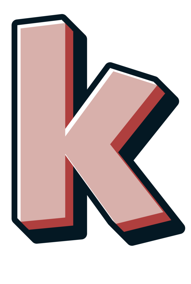 Comic Halftone Alphabet Letter and Number png