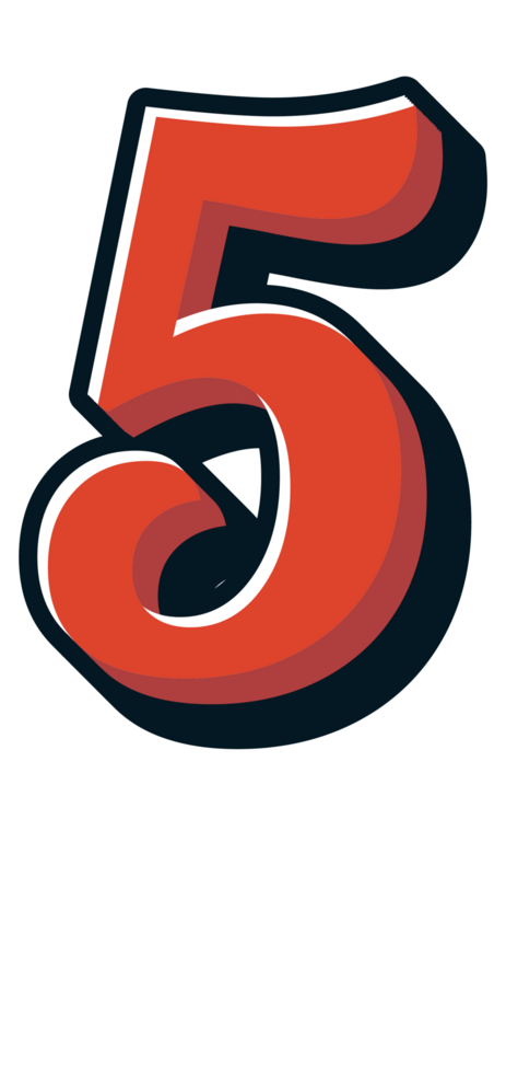 Comic Halftone Alphabet Letter and Number png