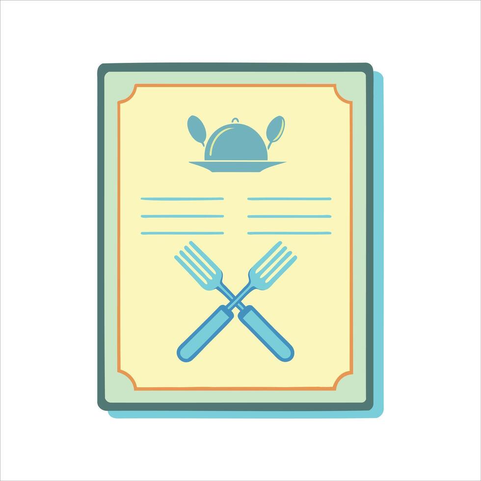 Elegant Menu Design Template for Fine Dining Restaurant vector