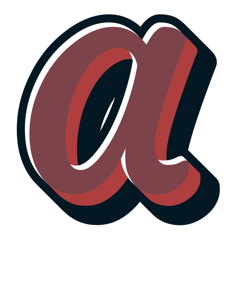 Comic Halftone Alphabet Letter and Number png