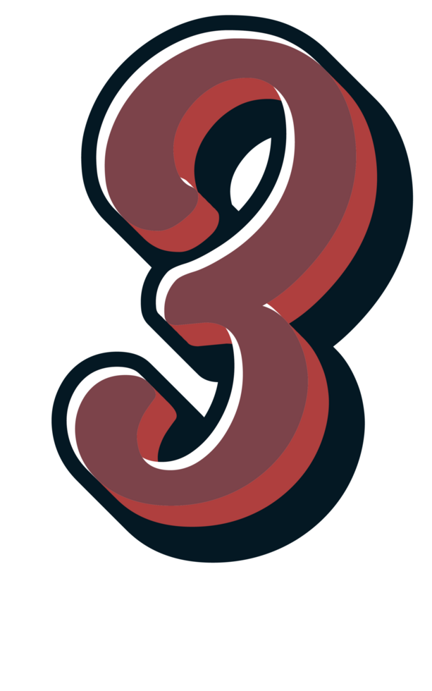 Comic Halftone Alphabet Letter and Number png