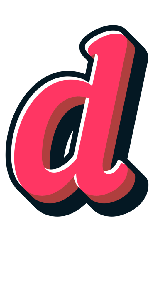 Comic Halftone Alphabet Letter and Number png