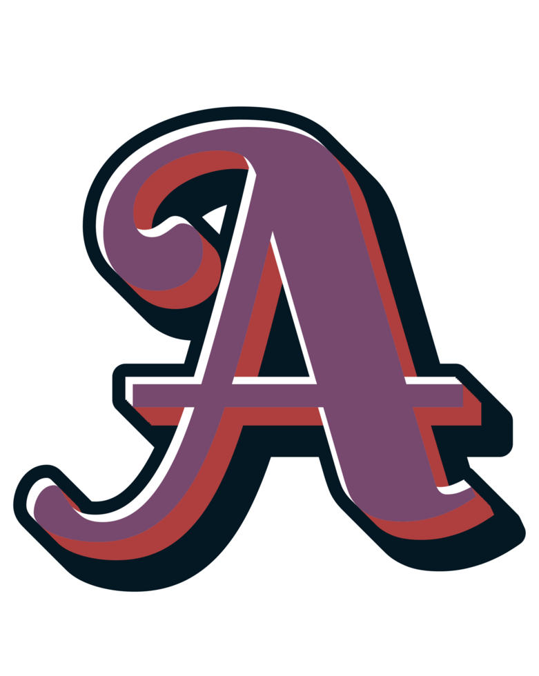 Comic Halftone Alphabet Letter and Number png
