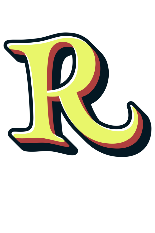 Comic Halftone Alphabet Letter and Number png