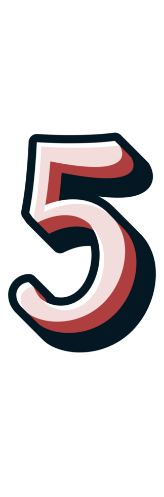 Comic Halftone Alphabet Letter and Number png