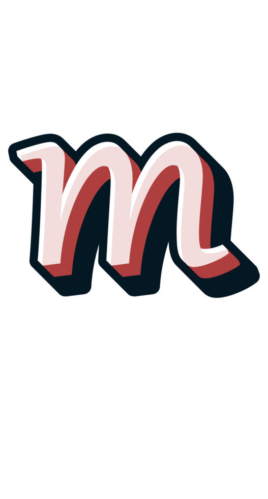 Comic Halftone Alphabet Letter and Number png