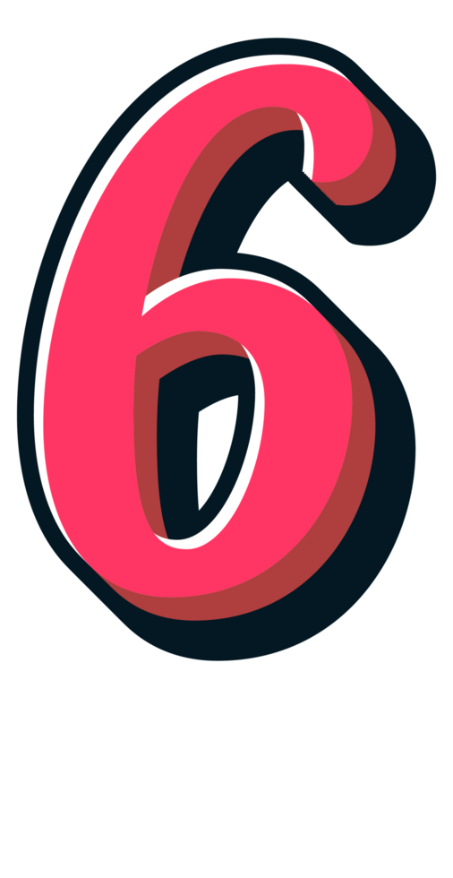 Comic Halftone Alphabet Letter and Number png