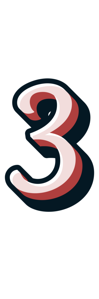 Comic Halftone Alphabet Letter and Number png