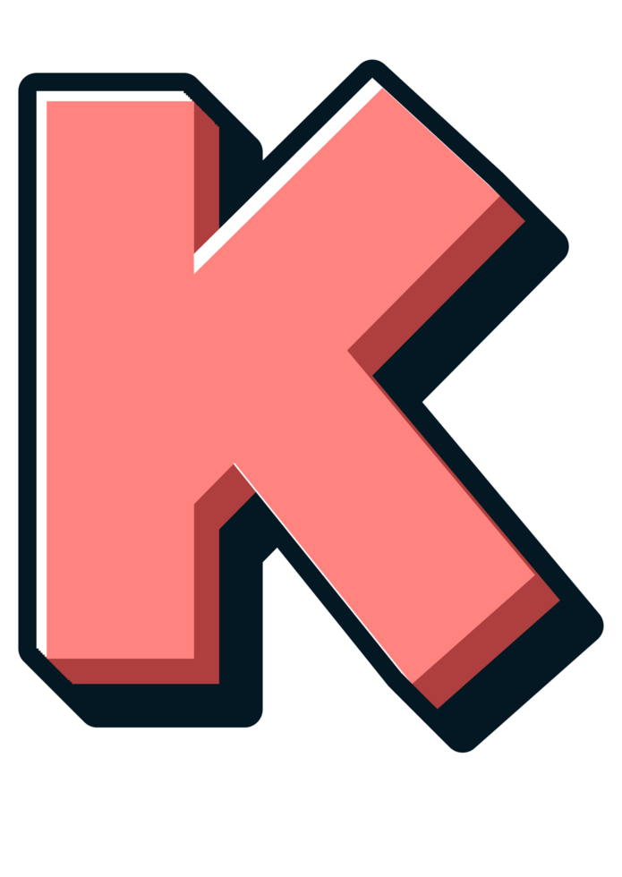 Comic Halftone Alphabet Letter and Number png