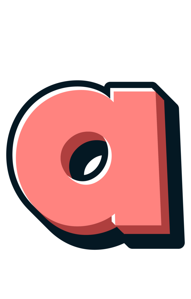 Comic Halftone Alphabet Letter and Number png