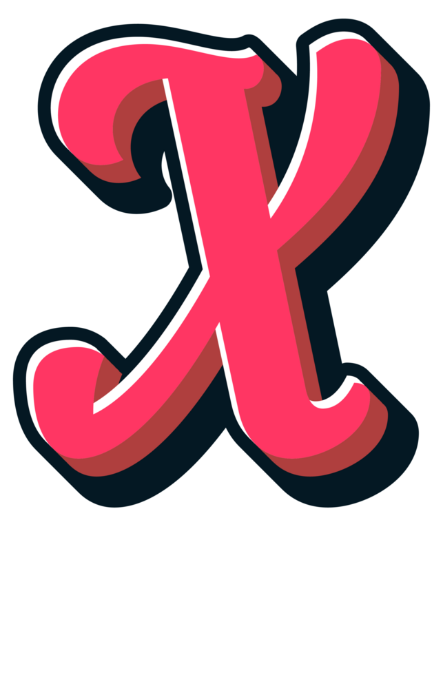 Comic Halftone Alphabet Letter and Number png