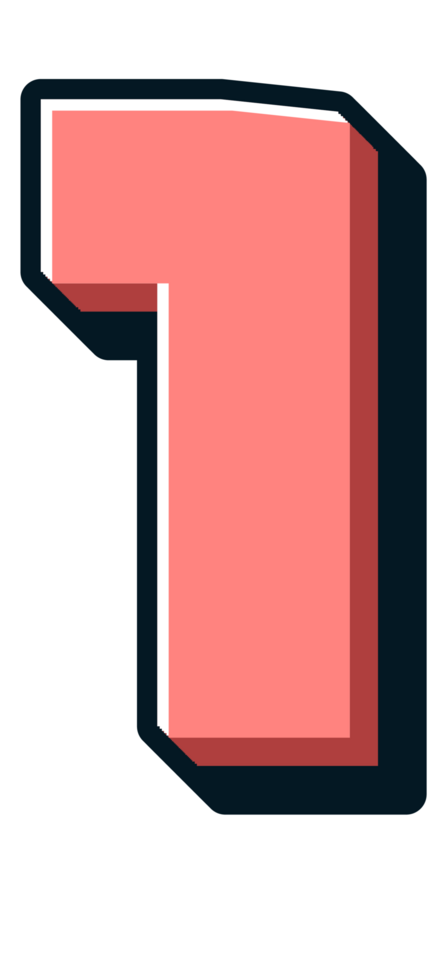 Comic Halftone Alphabet Letter and Number png