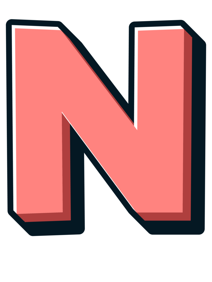 Comic Halftone Alphabet Letter and Number png
