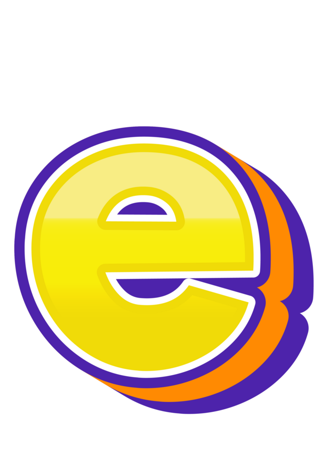 Comic Halftone Alphabet Letter and Number png