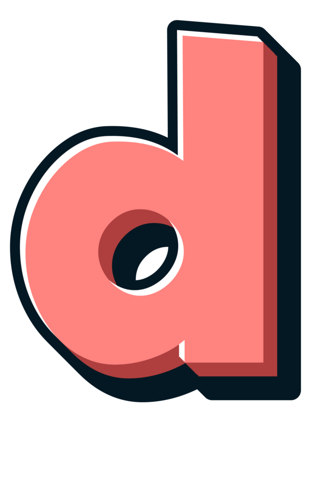 Comic Halftone Alphabet Letter and Number png