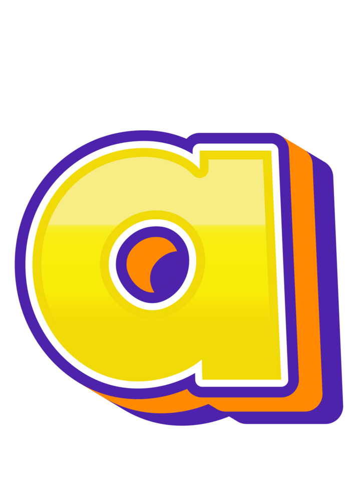 Comic Halftone Alphabet Letter and Number png