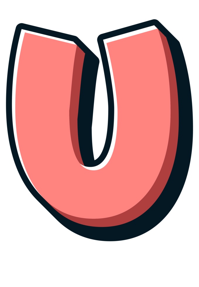 Comic Halftone Alphabet Letter and Number png