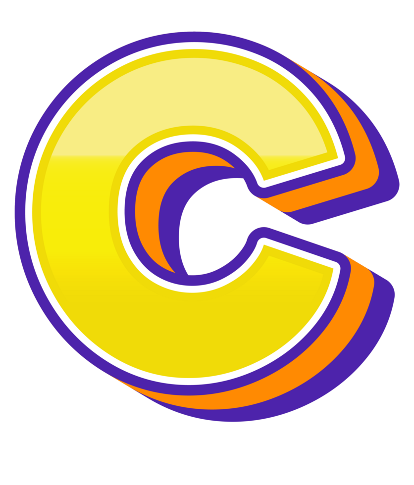 Comic Halftone Alphabet Letter and Number png