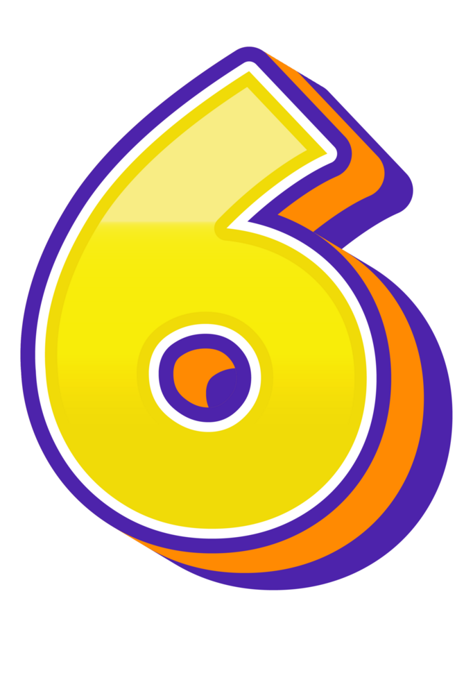 Comic Halftone Alphabet Letter and Number png
