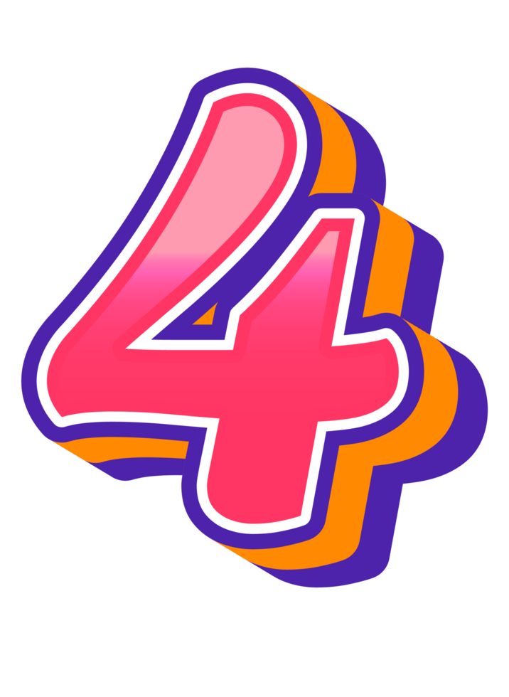 Comic Halftone Alphabet Letter and Number png