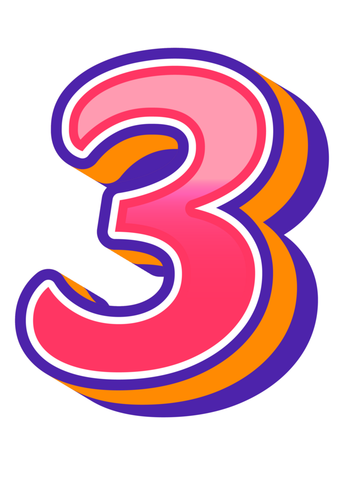 Comic Halftone Alphabet Letter and Number png
