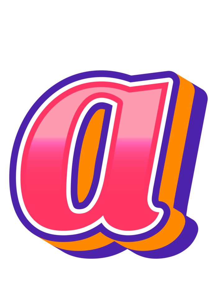 Comic Halftone Alphabet Letter and Number png