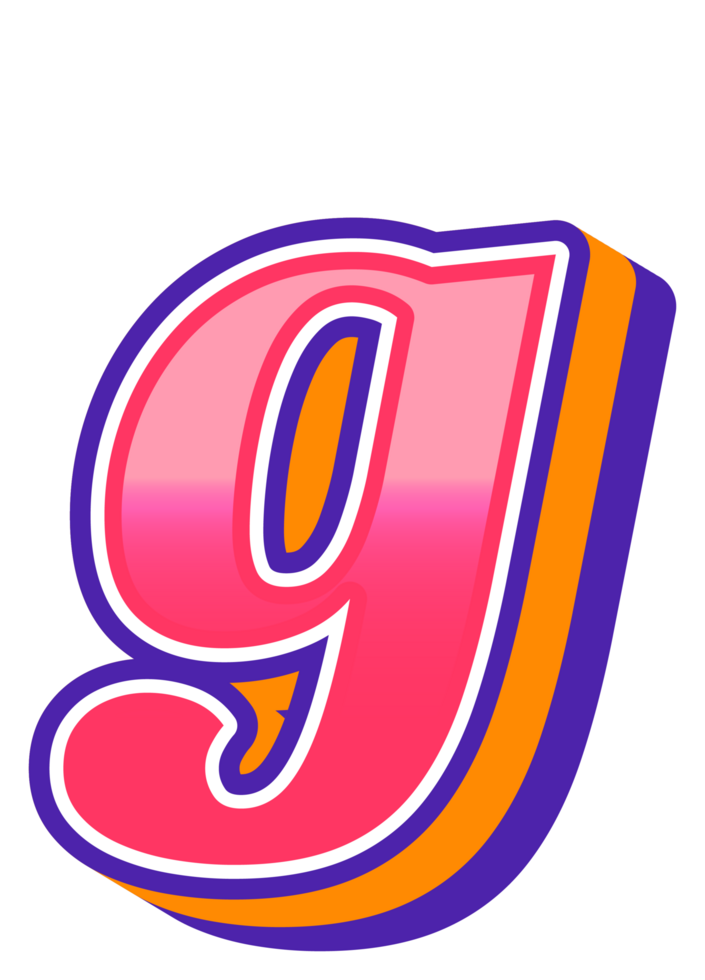 Comic Halftone Alphabet Letter and Number png