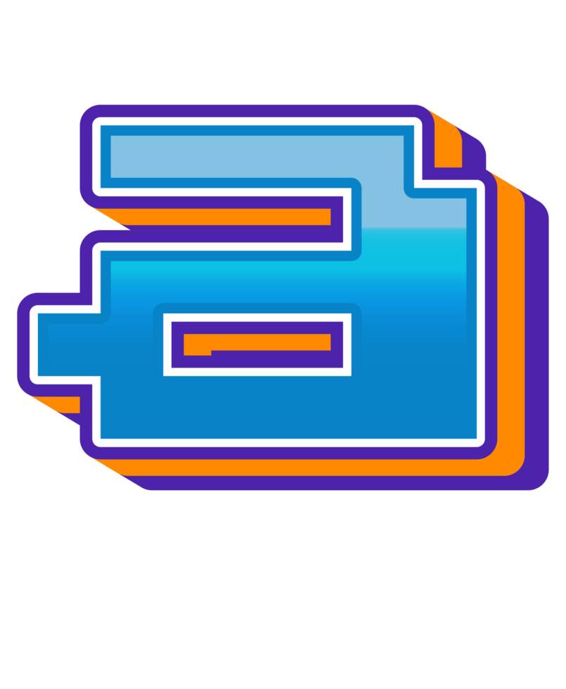 Comic Halftone Alphabet Letter and Number png
