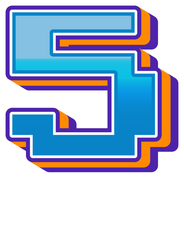 Comic Halftone Alphabet Letter and Number png