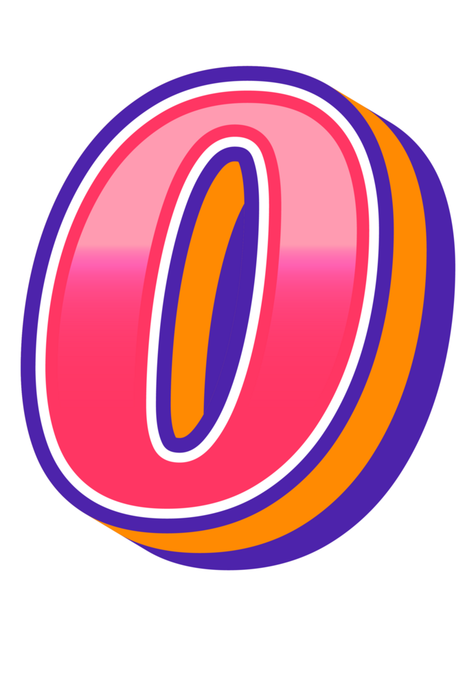 Comic Halftone Alphabet Letter and Number png
