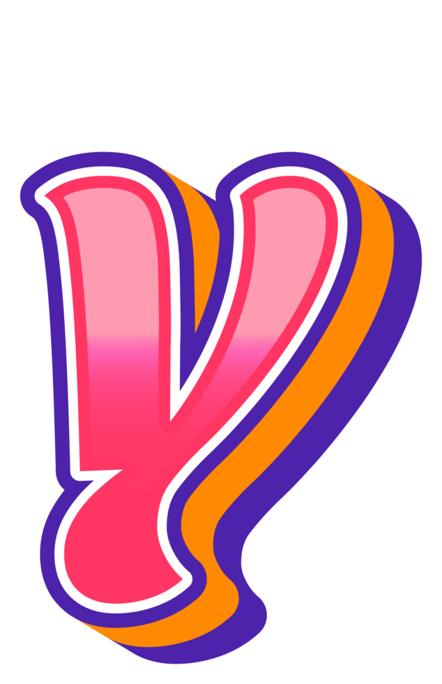 Comic Halftone Alphabet Letter and Number png