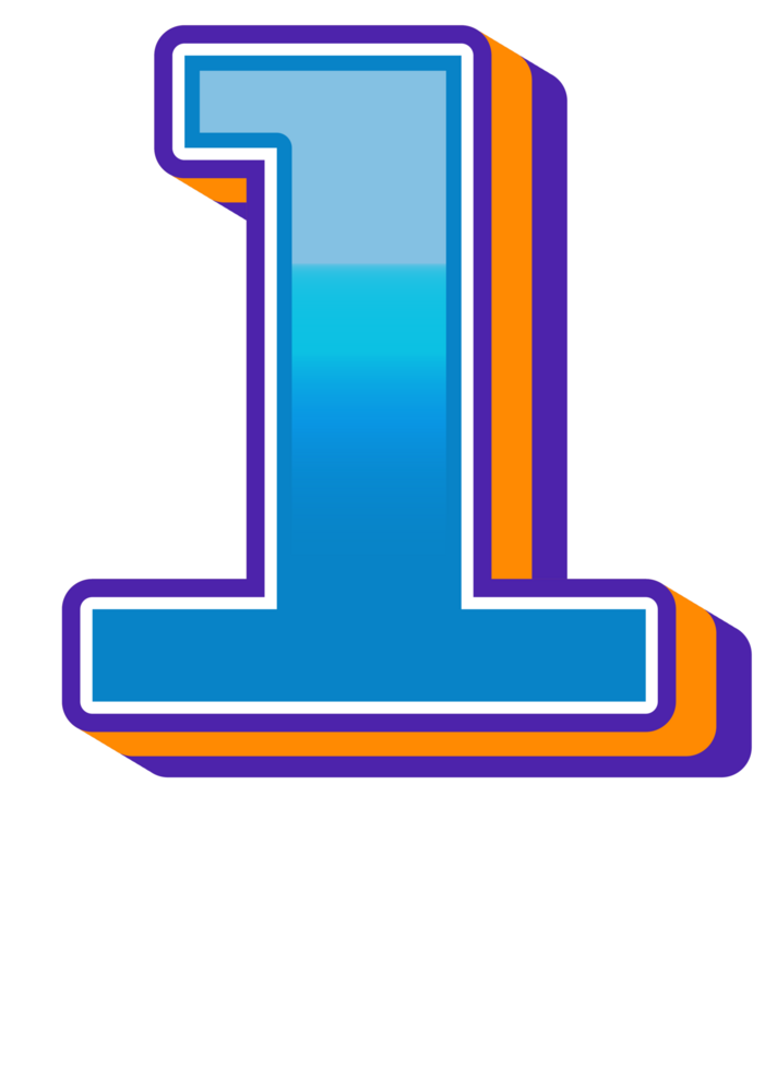 Comic Halftone Alphabet Letter and Number png