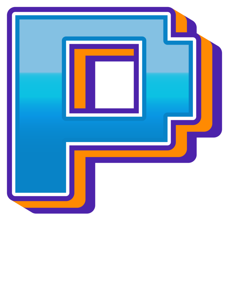 Comic Halftone Alphabet Letter and Number png