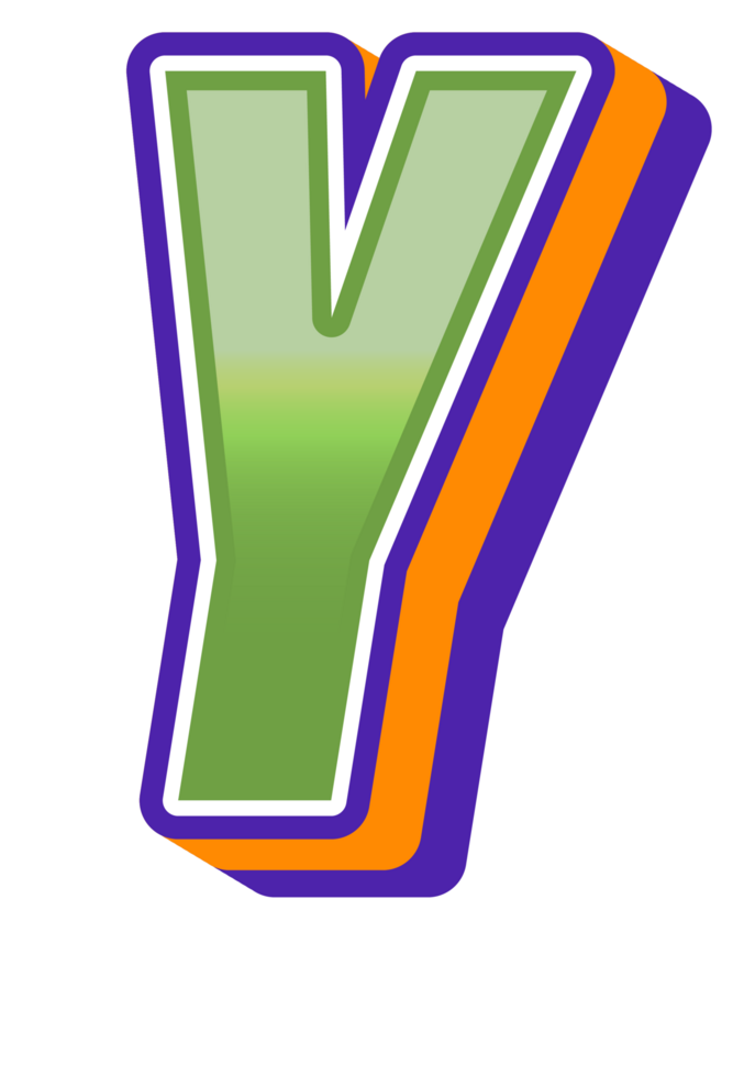 Comic Halftone Alphabet Letter and Number png