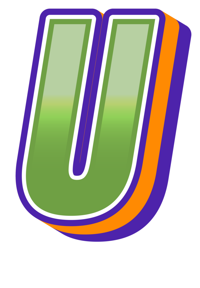 Comic Halftone Alphabet Letter and Number png