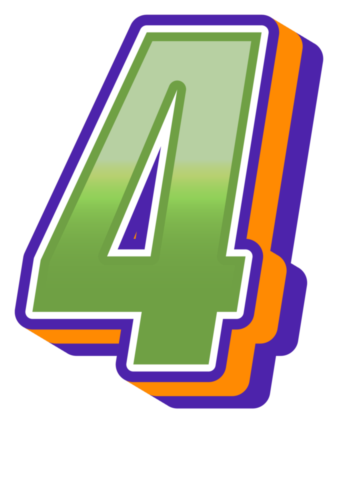 Comic Halftone Alphabet Letter and Number png