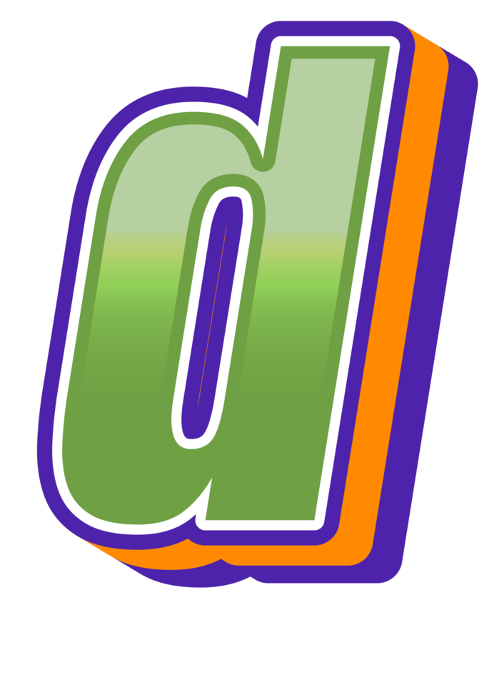 Comic Halftone Alphabet Letter and Number png