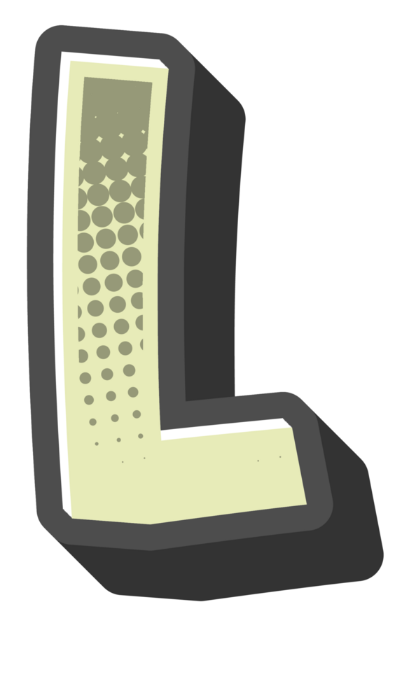 Comic Halftone Alphabet Letter and Number png