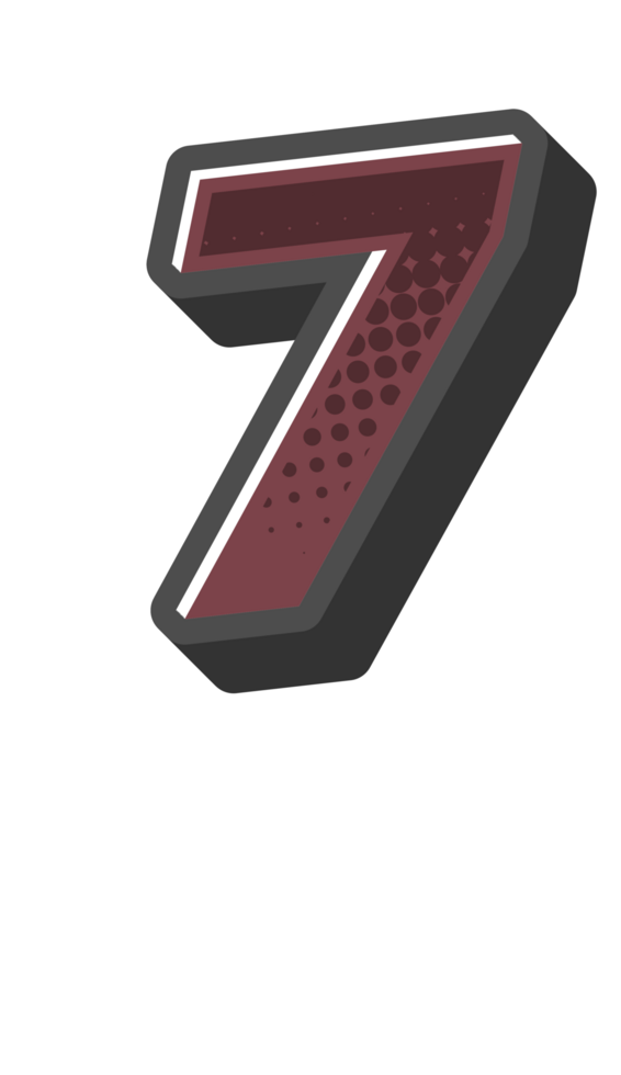 Comic Halftone Alphabet Letter and Number png