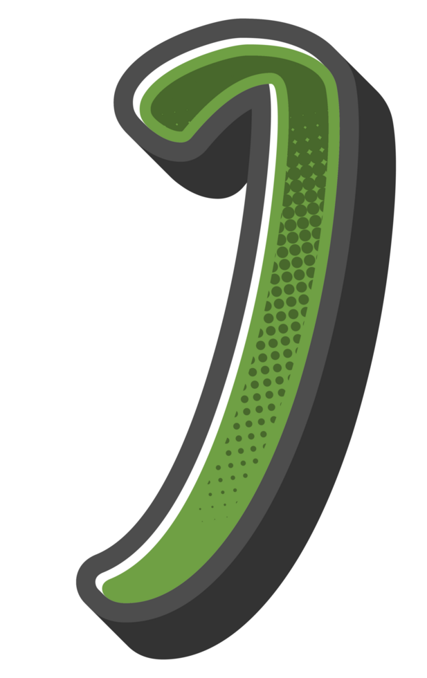 Comic Halftone Alphabet Letter and Number png